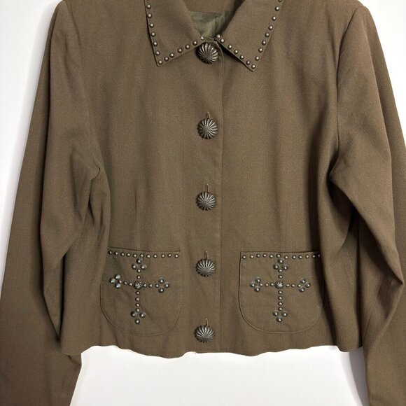 DOUBLE D RANCH Studded Button Front Jacket - Picture 2 of 7